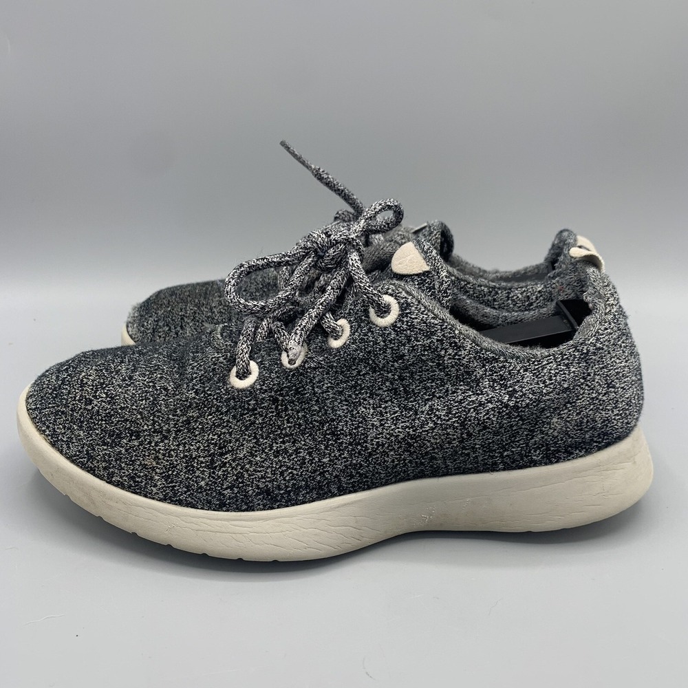 Allbirds Women's Grey Wool Runners Sneakers Shoes 0319 NV1 Size 9